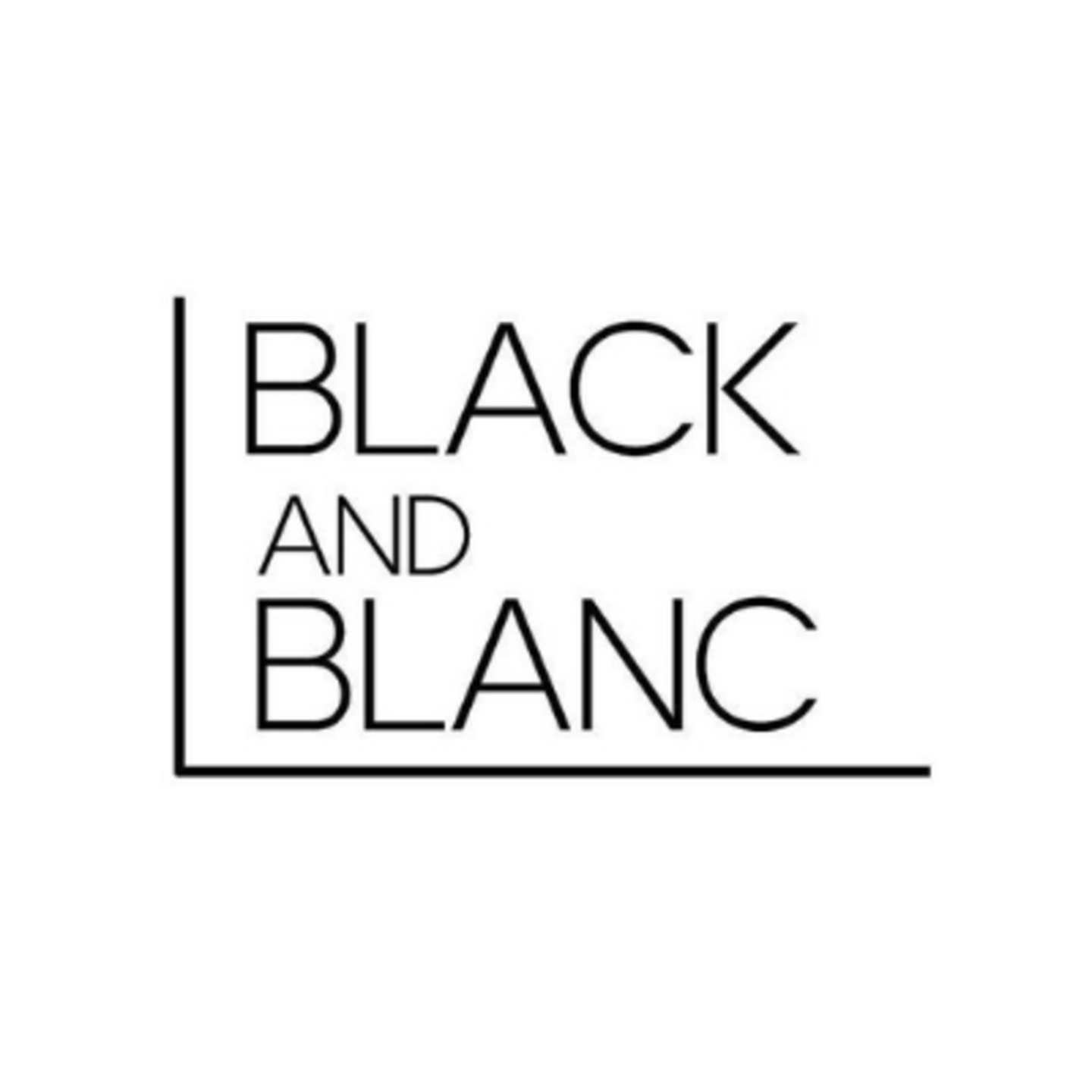 black and blanc